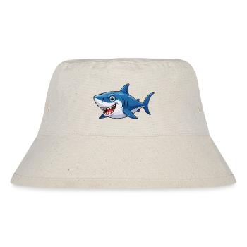 Hai Comic  - Stanley/Stella recycelter Bucket Hat - Naturweiß - Vorne