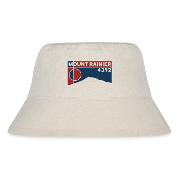 Mount Rainier Hiking Climb Keepsake Gift - Stanley/Stella Recycled Bucket Hat - natural - Front