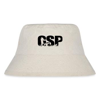 GSP German Shorthaired Pointer Jagdhunde Wilsigns - Stanley/Stella recycelter Bucket Hat - Naturweiß - Vorne