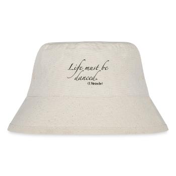 tanzen - Stanley/Stella recycelter Bucket Hat - Naturweiß - Vorne
