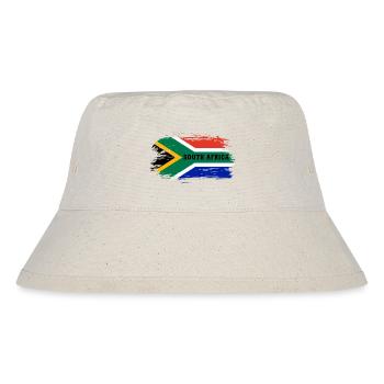 South Africa Flag / Gift Cape Town Johannesburg - Stanley/Stella Recycled Bucket Hat - natural - Front