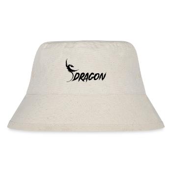 Dragon - Drache - Stanley/Stella recycelter Bucket Hat - Naturweiß - Vorne
