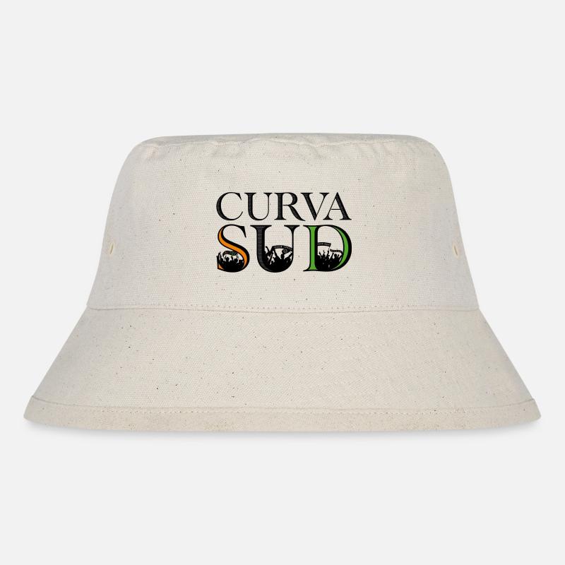 Curva Sud - Stanley/Stella recycelter Bucket Hat - Naturweiß