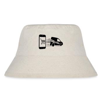 Online-Shopping und Lieferung - Stanley/Stella recycelter Bucket Hat - Naturweiß - Vorne