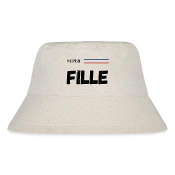 super fille - t-shirt assorti - Bob recyclé Stanley/Stella - blanc naturel - Devant