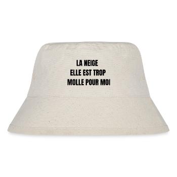 la neige elle est trop molle pour moi - Bob recyclé Stanley/Stella - blanc naturel - Devant