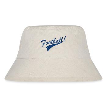 Vintage-Fußball - Stanley/Stella recycelter Bucket Hat - Naturweiß - Vorne