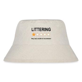 Anti Pollution 1 Star Review - Stanley/Stella Recycled Bucket Hat - natural - Front