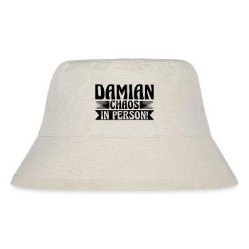 First name Damian - Stanley/Stella Recycled Bucket Hat - natural - Front