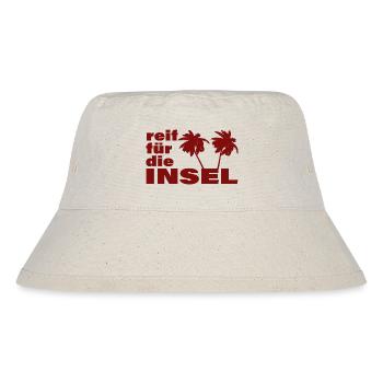 READY FOR THE ISLAND - Stanley/Stella Recycled Bucket Hat - natural - Front
