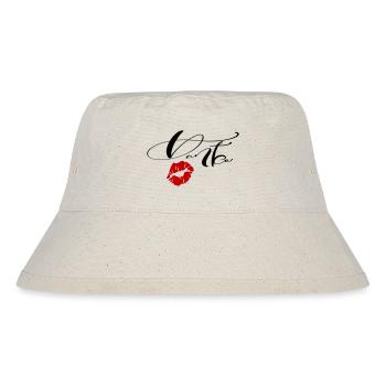 Danke  - Stanley/Stella recycelter Bucket Hat - Naturweiß - Vorne