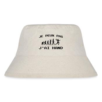 I can't I have handball - Stanley/Stella Recycled Bucket Hat - natural - Front