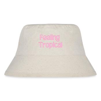 Feeling Tropical - Stanley/Stella recycelter Bucket Hat - Naturweiß - Vorne