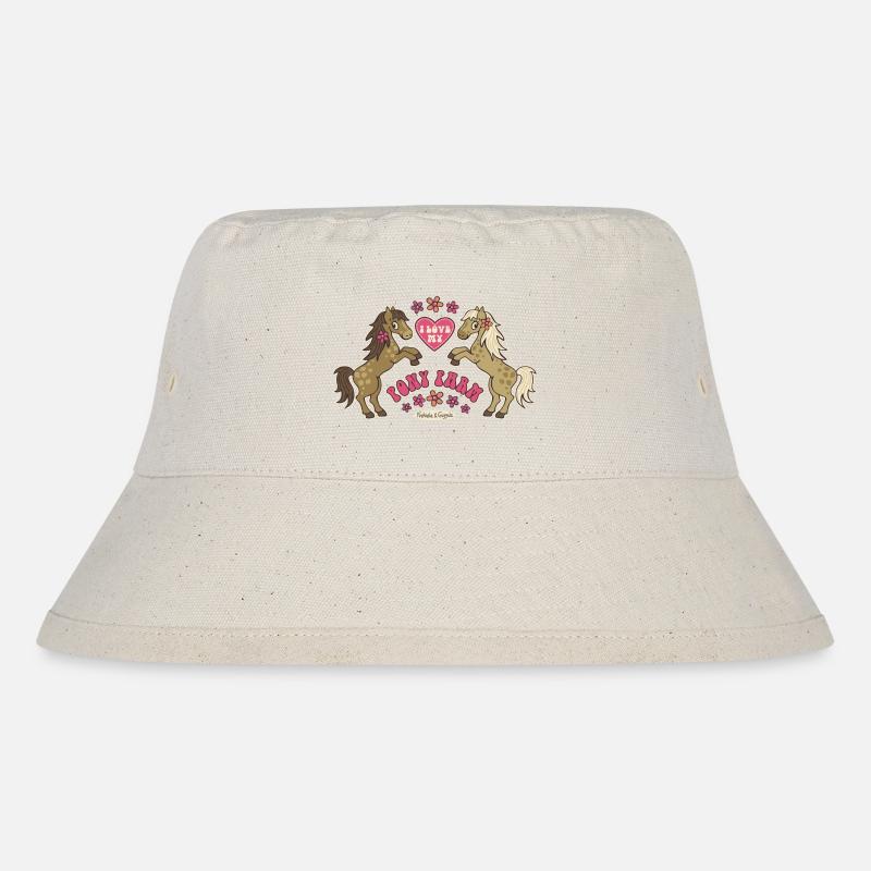My pony farm - Stanley/Stella Recycled Bucket Hat - natural