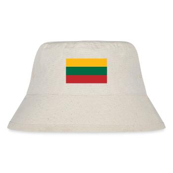 Litauen - Stanley/Stella recycelter Bucket Hat - Naturweiß - Vorne