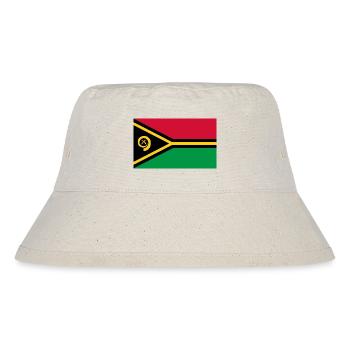 Vanuat - Stanley/Stella recycelter Bucket Hat - Naturweiß - Vorne