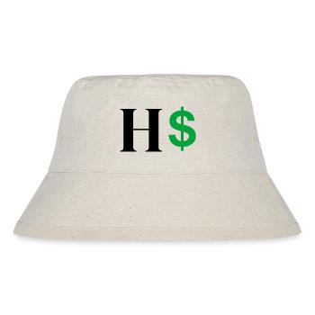 Letter h dollar - Stanley/Stella Recycled Bucket Hat - natural - Front