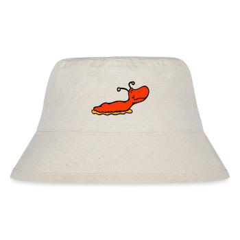 Slug snail without shell smiles - Stanley/Stella Recycled Bucket Hat - natural - Front