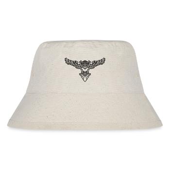 Owl Tribal Tattoo – Mystical Owl Motif - Stanley/Stella Recycled Bucket Hat - natural - Front
