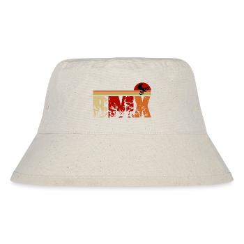 Retro BMX Design – Classic & Stylish - Stanley/Stella Recycled Bucket Hat - natural - Front