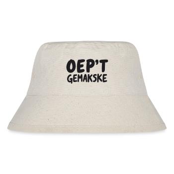 OEP’T GEMAKSKE. Chemises en dialecte anvers - Bob recyclé Stanley/Stella - blanc naturel - Devant