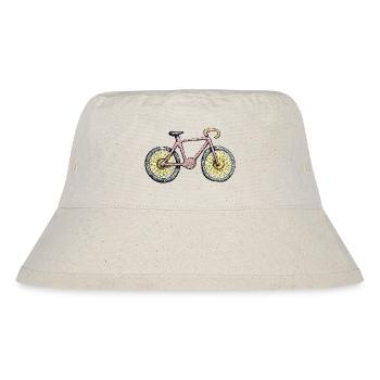 Flower Wheel Bicycle Art Environmental Protection Flower - Stanley/Stella Recycled Bucket Hat - natural - Front