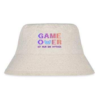 Game Over Mythos Pixel Gradient - Stanley/Stella recycelter Bucket Hat - Naturweiß - Vorne