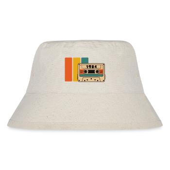 Geburtstag 1984 1984 Geboren 1984 Geburtstag - Stanley/Stella recycelter Bucket Hat - Naturweiß - Vorne