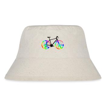 Peace bike - Stanley/Stella Recycled Bucket Hat - natural - Front