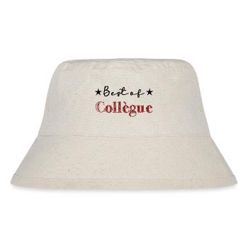 RUHESTAND. GLÜCKLICHER RUHESTAND. GLÜCKLICHER RÜCKZUGSORT - Stanley/Stella recycelter Bucket Hat - Naturweiß - Vorne