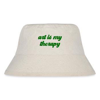 Art is My Therapy - Funny Artist - Stanley/Stella Recycled Bucket Hat - natural - Front
