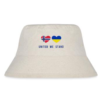 Unis nous sommes la Norvège et l’Ukraine - Bob recyclé Stanley/Stella - blanc naturel - Devant