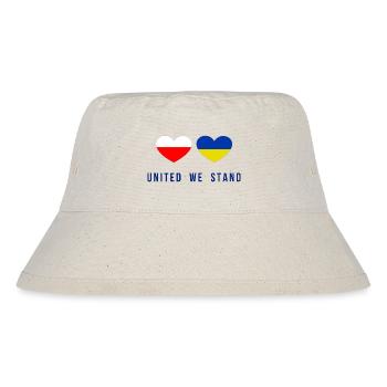 Unis nous sommes la Pologne et l’Ukraine - Bob recyclé Stanley/Stella - blanc naturel - Devant