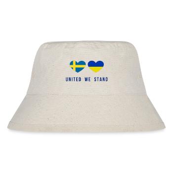 Unis nous sommes la Suède et l’Ukraine - Bob recyclé Stanley/Stella - blanc naturel - Devant