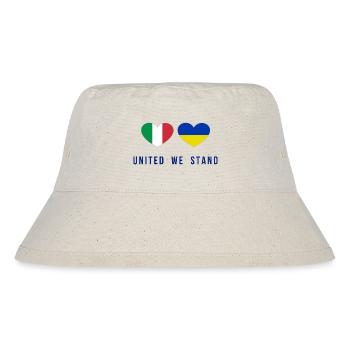 Unis nous sommes l’Italie et l’Ukraine - Bob recyclé Stanley/Stella - blanc naturel - Devant