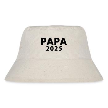 Papa 2025 - Stanley/Stella recycelter Bucket Hat - Naturweiß - Vorne