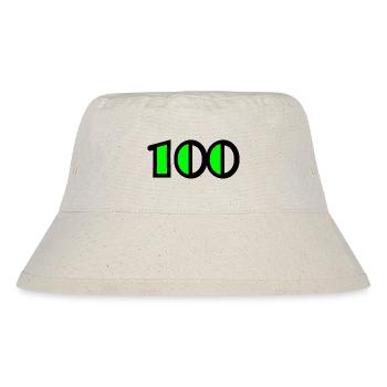 100 JAHRE. 100-jähriges Jubiläum. 100-JÄHRIGES JUBILÄUM - Stanley/Stella recycelter Bucket Hat - Naturweiß - Vorne