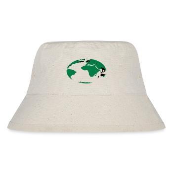 Erde - Stanley/Stella recycelter Bucket Hat - Naturweiß - Vorne