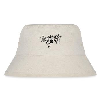 Silvester, Party, Karneval, New Years Eve - Stanley/Stella recycelter Bucket Hat - Naturweiß - Vorne