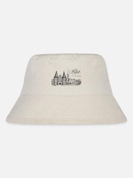 Lübeck - Stanley/Stella recycelter Bucket Hat - Naturweiß
