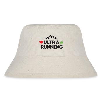 Ultra Running – Meine Liebe - Stanley/Stella recycelter Bucket Hat - Naturweiß - Vorne