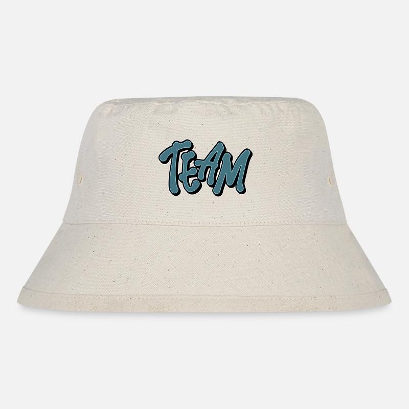Team - Stanley/Stella recycelter Bucket Hat - Naturweiß