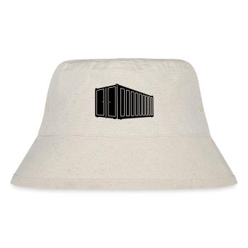 Sea container shadow image logistics logo - Stanley/Stella Recycled Bucket Hat - natural - Front