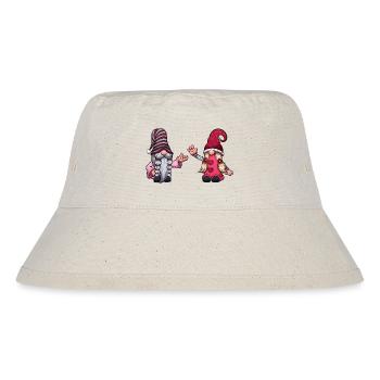Cute Valentine's Day Gnomes - Stanley/Stella Recycled Bucket Hat - natural - Front