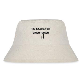 Angelhaken - Stanley/Stella recycelter Bucket Hat - Naturweiß - Vorne