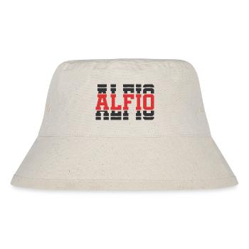 Alfio t-shirt gift idea stacked text - Stanley/Stella Recycled Bucket Hat - natural - Front