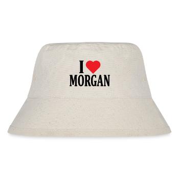 t-shirt I love Morgan t-shirt gift idea - Stanley/Stella Recycled Bucket Hat - natural - Front
