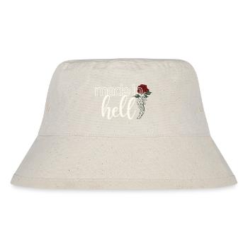 Made in Hell - Stanley/Stella recycelter Bucket Hat - Naturweiß - Vorne