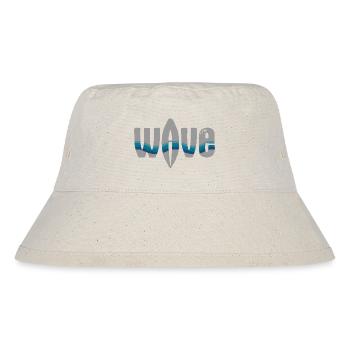 Sea Waves Surfer Design - Stanley/Stella Recycled Bucket Hat - natural - Front
