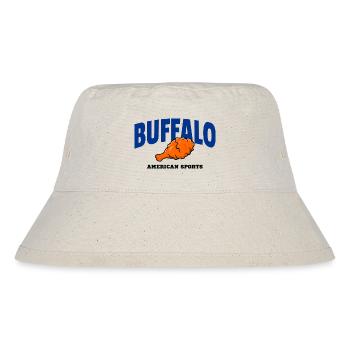 Buffalo Wing Football Shirt – Lustiges Fan Design - Stanley/Stella recycelter Bucket Hat - Naturweiß - Vorne